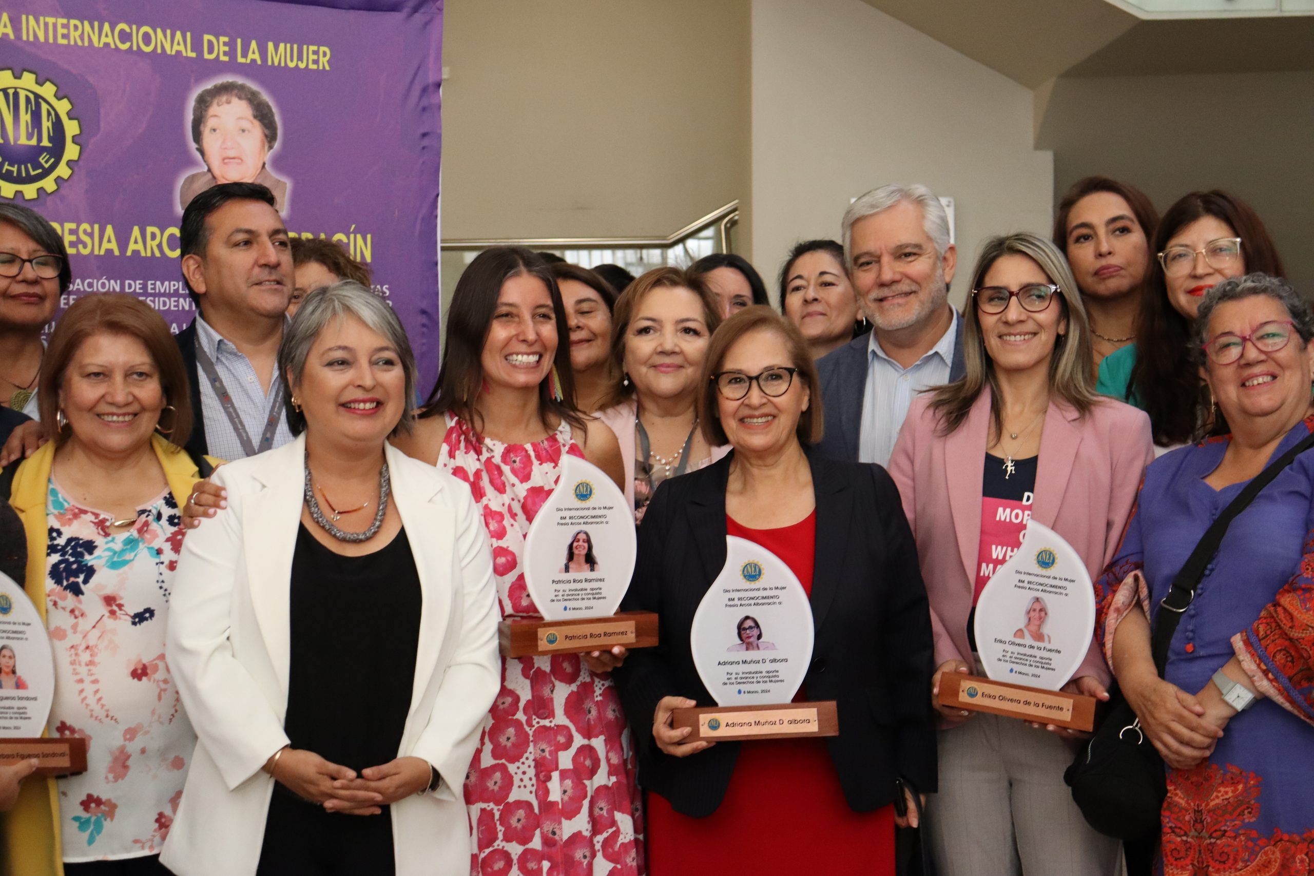 Con ceremonia de reconocimiento Fresia Arcos Albarracín ANEF cierra ciclo conmemorativo por Día Internacional de la Mujer