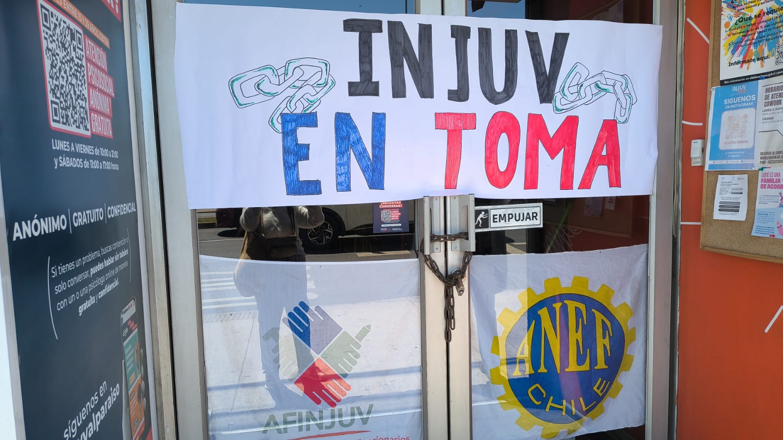 ANEF Valparaíso apoya toma de instalaciones del INJUV regional