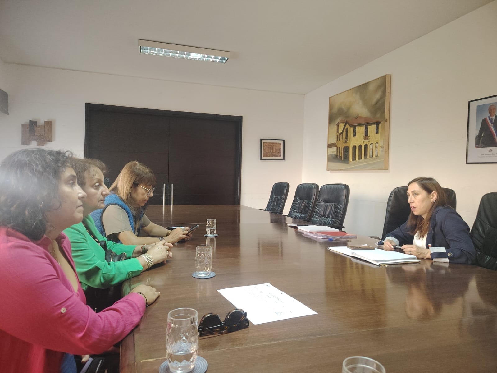 Consejo Regional de Antofagasta se reúne con nueva Delegada Presidencial