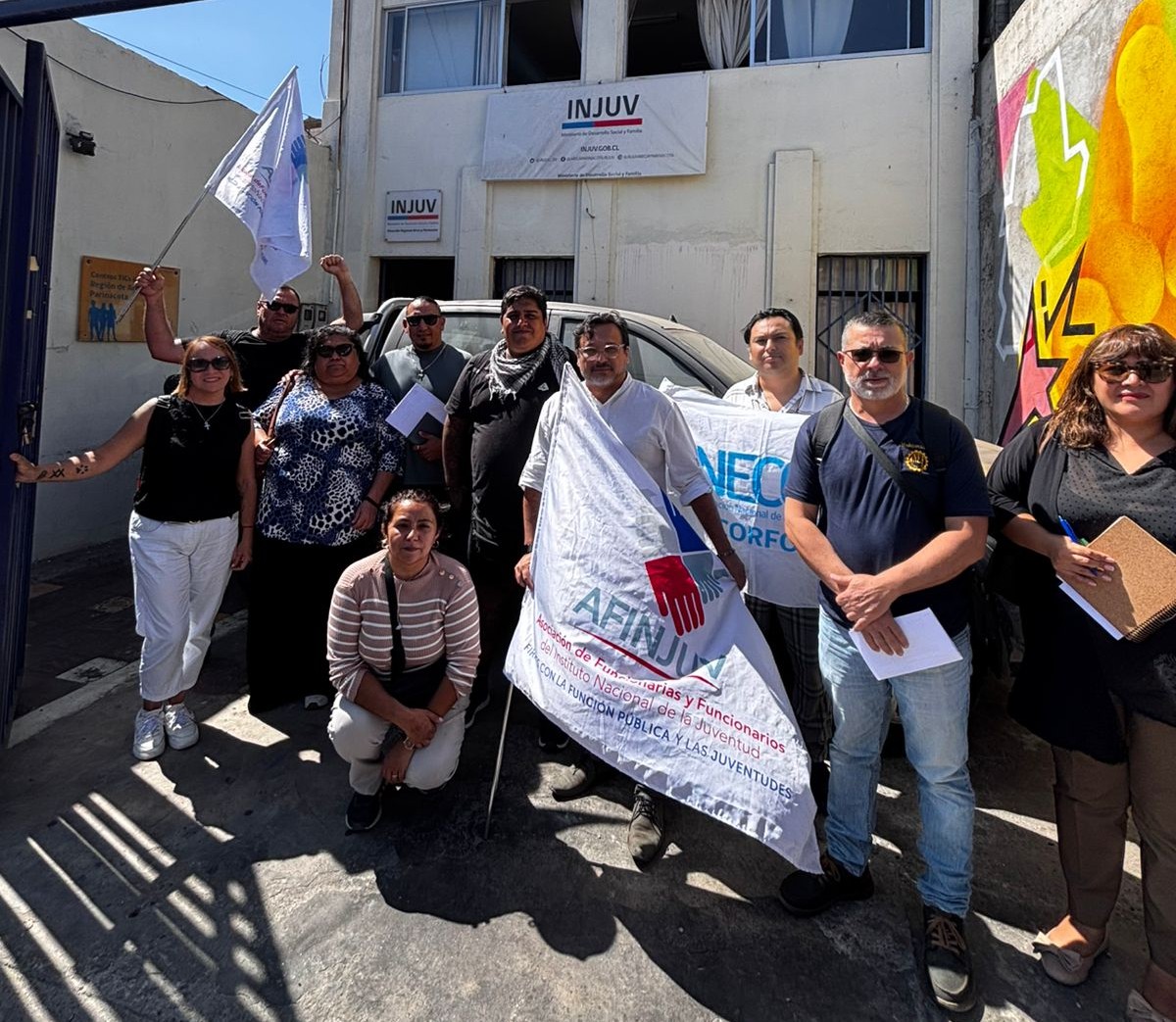ANEF Arica y Parinacota apoya a los trabajadores y trabajadoras del INJUV