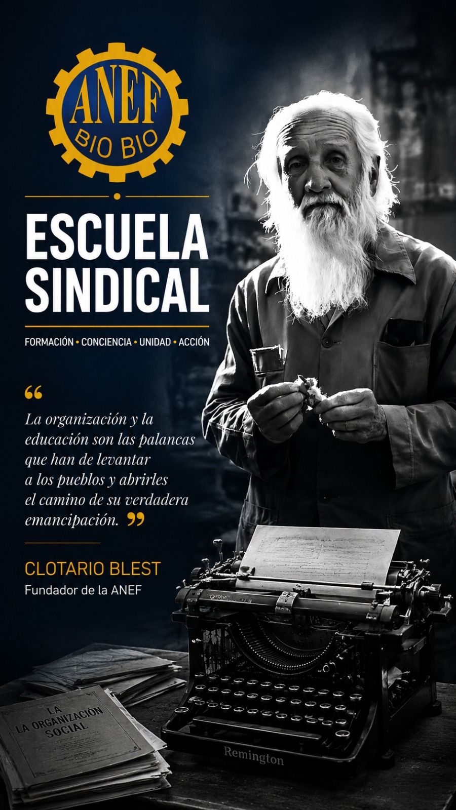 Inicia Escuela Sindical ANEF Biobío: Formación para el Fortalecimiento de   la Acción Sindical y el Liderazgo Público