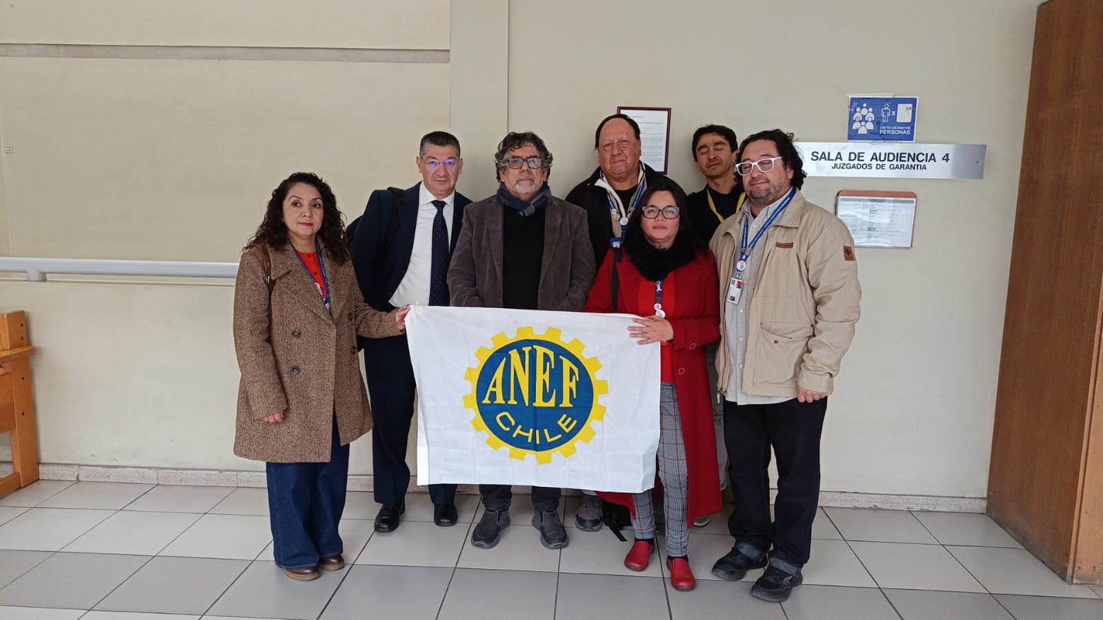 ANEF Regional de Valparaíso acompaña a los dirigentes de AFUSSAV en la audiencia preparatoria para juicio
