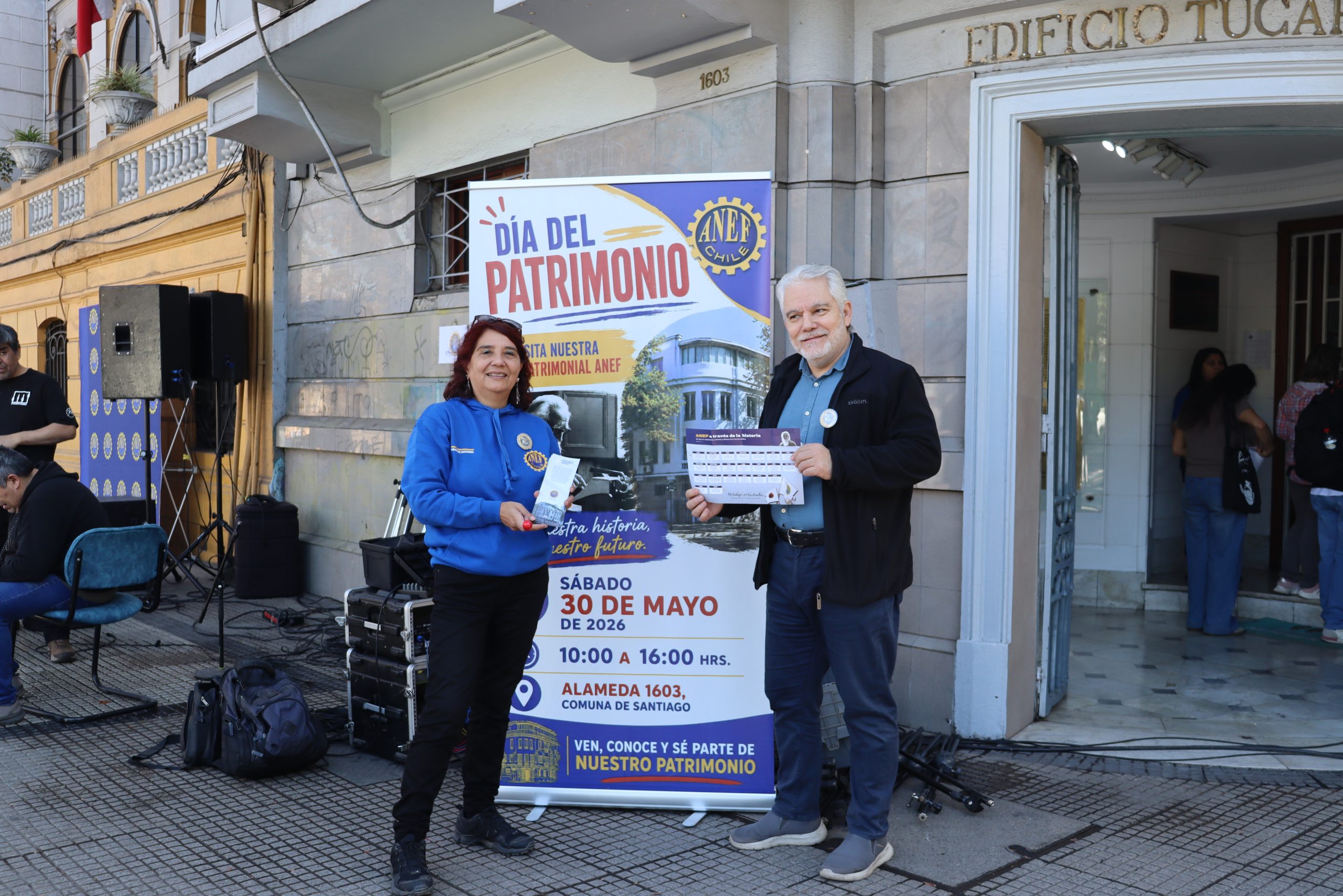 Día del Patrimonio: ANEF abre las puertas de su sede patrimonial para dar a conocer a la ciudadanía su historia, legado e impronta en el movimiento sindical