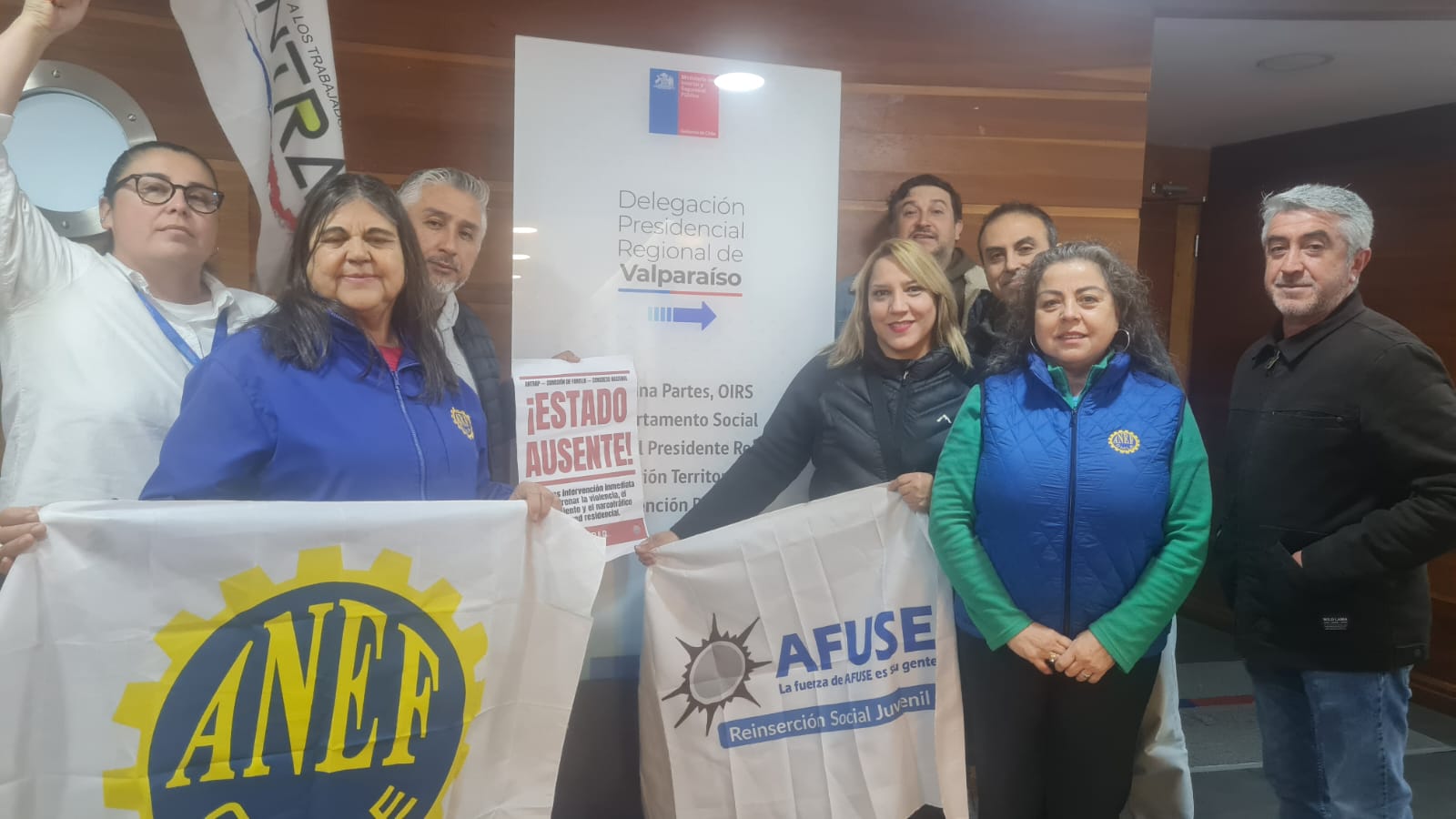 ANEF Valparaíso acompaña entrega de carta a la Delegación Presidencial de parte de las Asociaciones de Reinserción Social