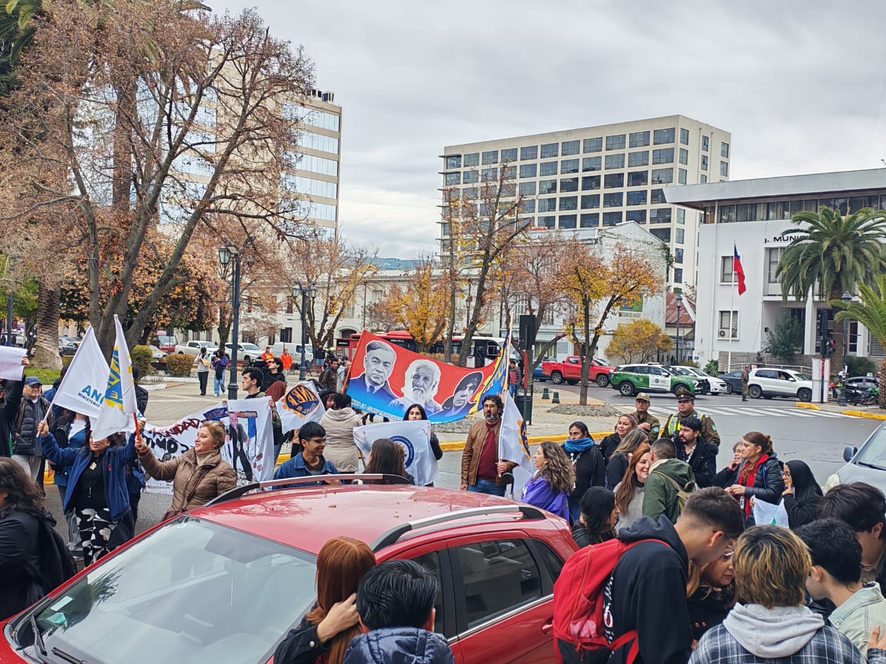 ANEF Maule se moviliza: ¡CUANDO SE RECORTA EL ESTADO, SE RECORTAN DERECHOS!